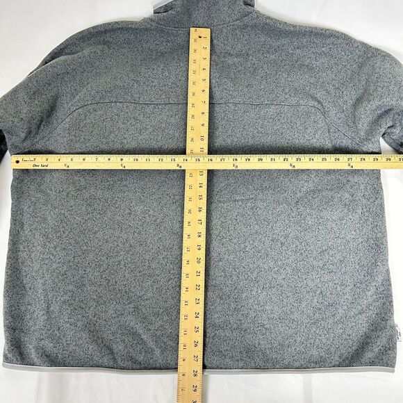 NWT Men's North Face Medium 3X Grey Heather Big Front Range Fleece Jacket F36 - Picture 9 of 9